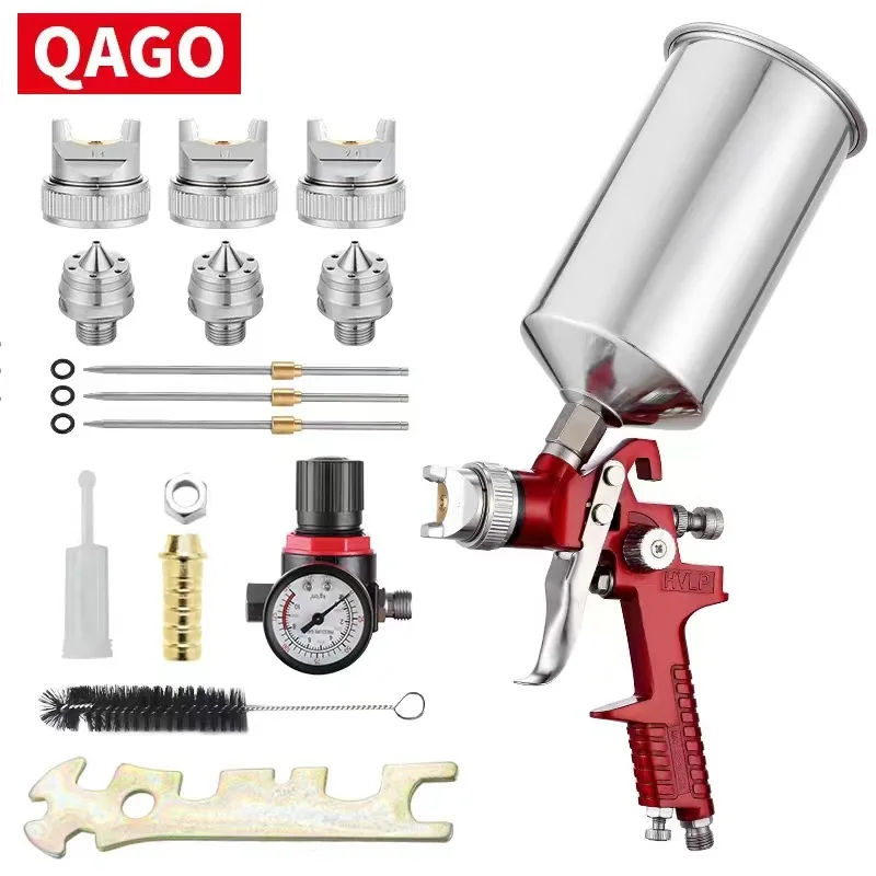 Пистолет-распылитель H827, распылитель с высоким уровнем распыления, в алюминиевом горшке, для мебели