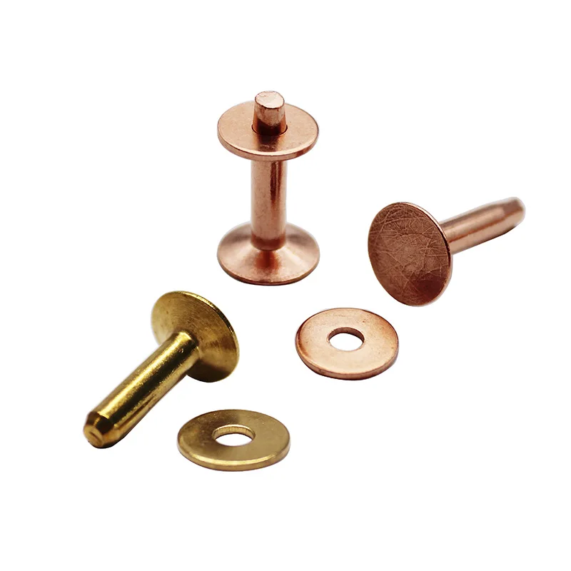 

Brass Copper Leather Rivets And Burrs