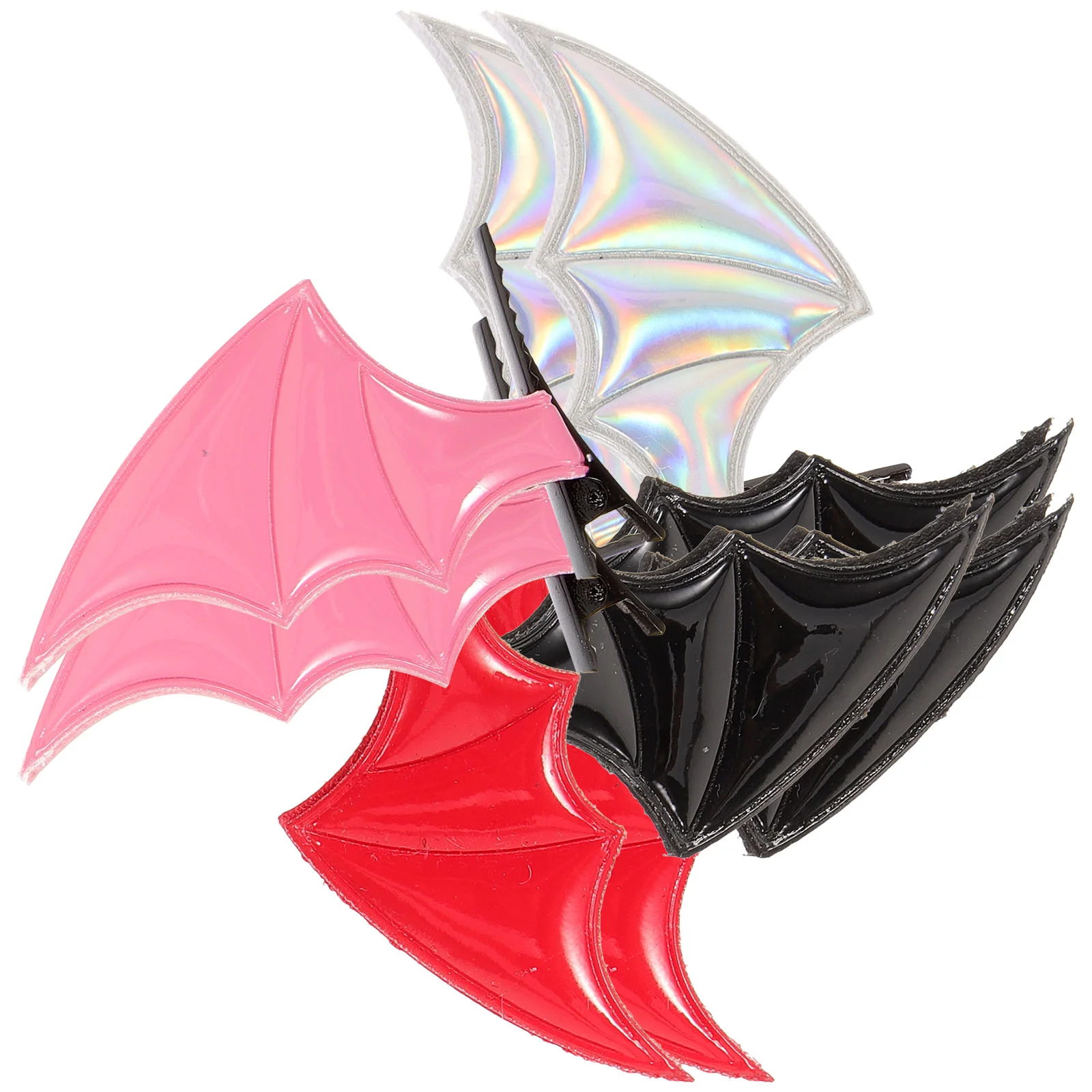 

8 Pcs Halloween Wing Hairpin Bat Clips Girls Accessories Headband Festival Gothic