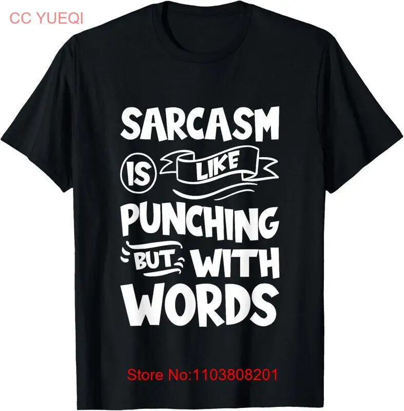 Забавная футболка унисекс Sarcasm как штамп но со словами
