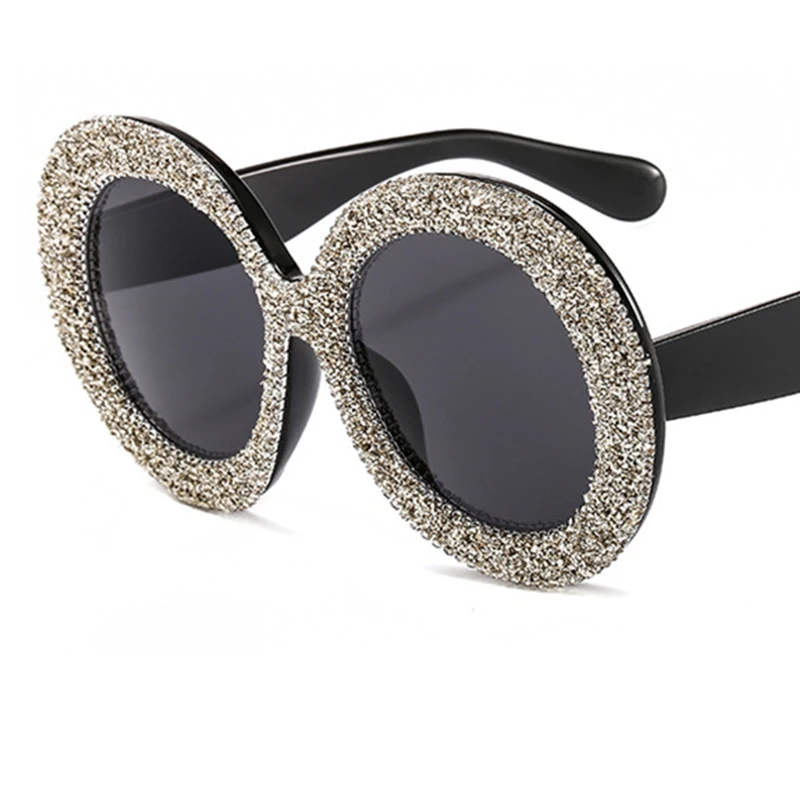 2022 Модные солнцезащитные очки с бриллиантами для женщин модные дизайнерские