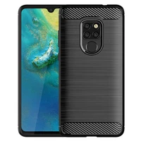 for mate 20 silicone case shockproof back cover for huawei mate20 soft phone cases for mate 20 carbon fiber case coque fundas