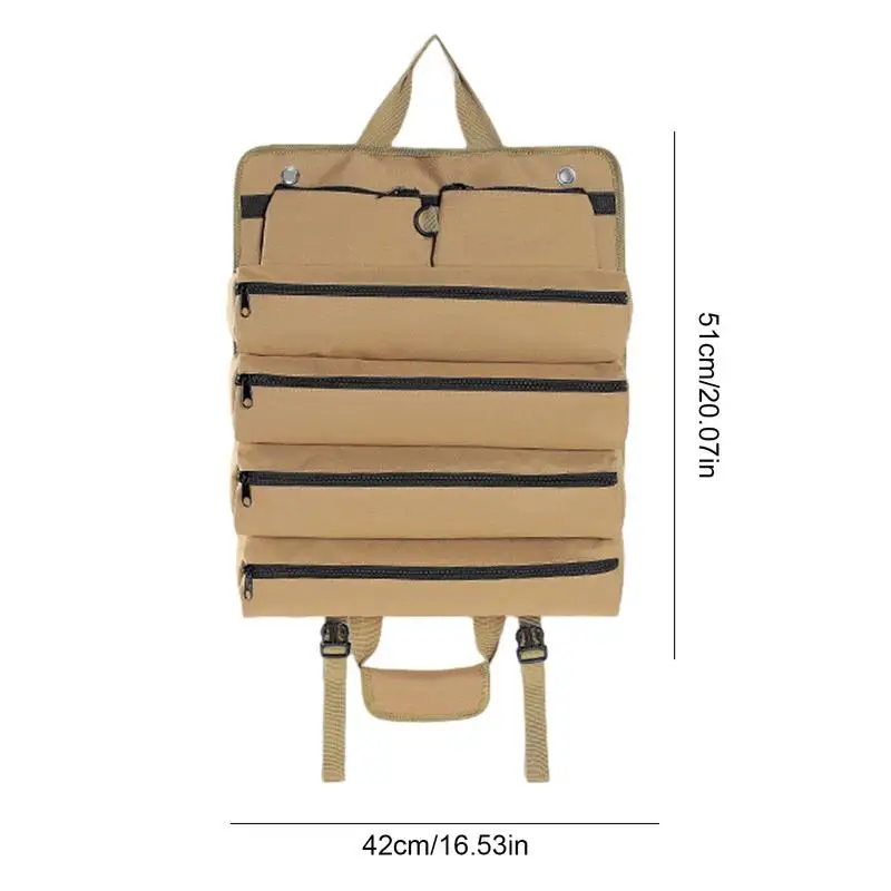 Складная сумка с несколькими карманами тяжелая Холщовая Сумка для инструментов