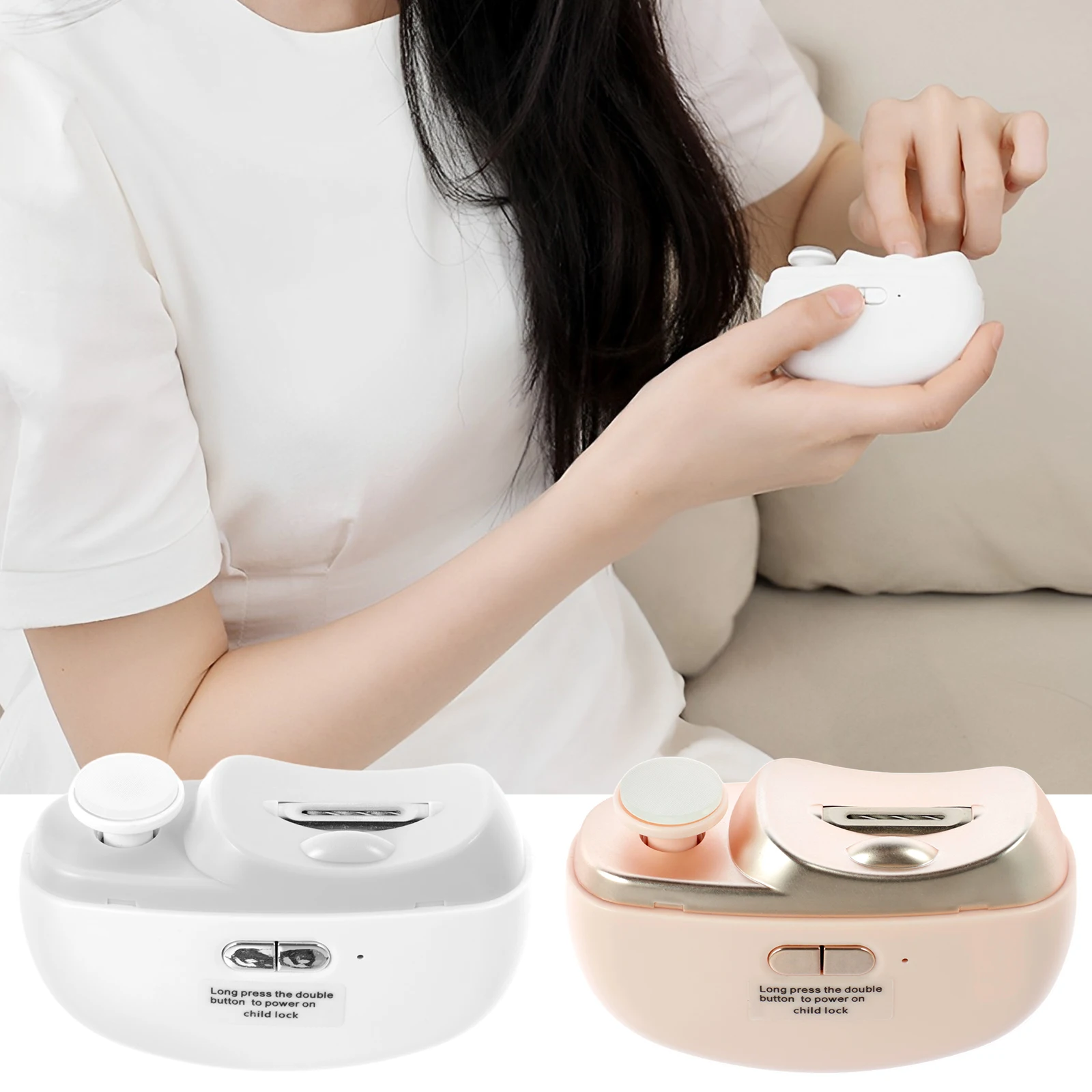 

Электрическая автоматическая машинка для стрижки ногтей USB перезаряжаемая машинка для стрижки ногтей с регулируемой скоростью