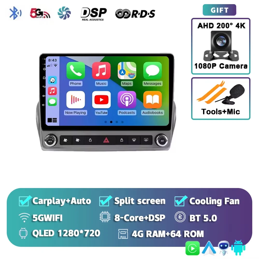 

Android 15 для Chevrolet Camaro 5 2008-2016 2K QLED Автомобильный радиоприемник Мультимедийный видеоплеер GPS стерео CarPlay Головное устройство 4G WIFI BT