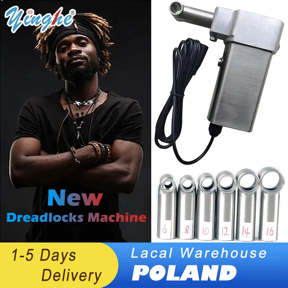 Машина для изготовления дредов с 6 головками электрическая машина вязанных