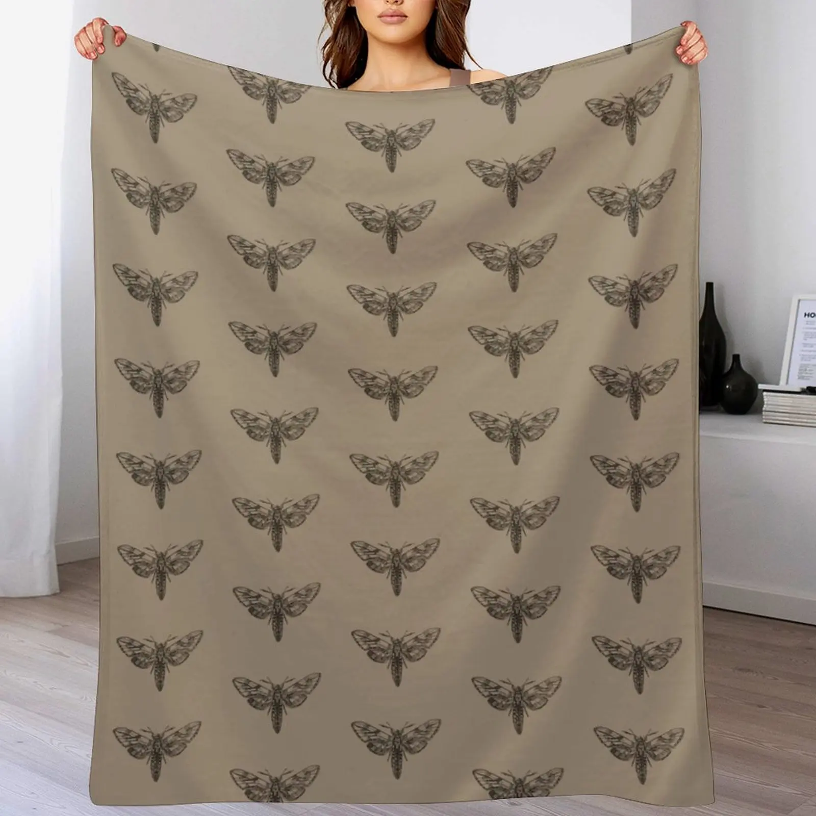 Фото Плед Silver Moth: уютный, нелиняющий, с сохранением цвета №1