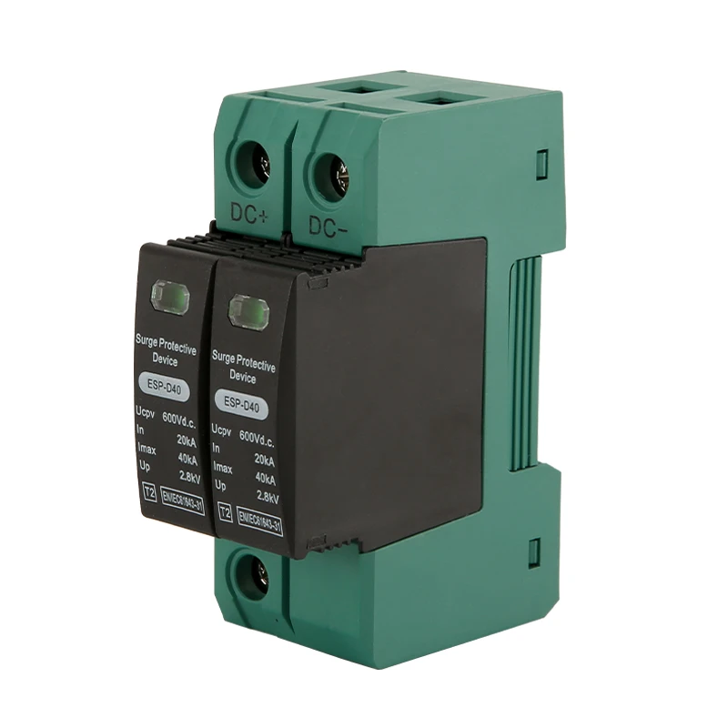 Домашний стабилизатор напряжения XIONGISOLAR 2P Din Rail DC SPD 600V (20KA ~ 40KA)