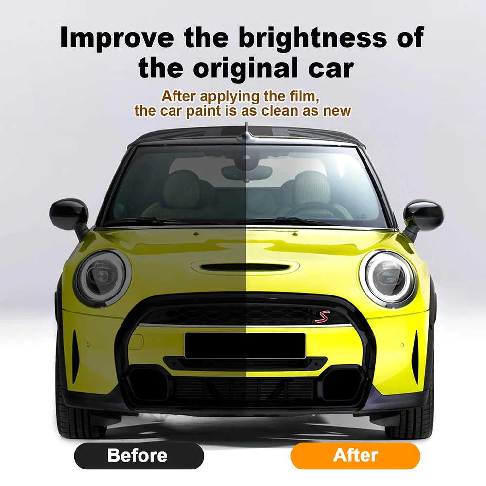 Фото KUNGKIC Защитная пленка для краски для Mini F56 Cooper S 2-Door 2022-2024, прозрачный комплект мил, предварительно отрезанная пленка для фар заднего вида из ТПУ №5