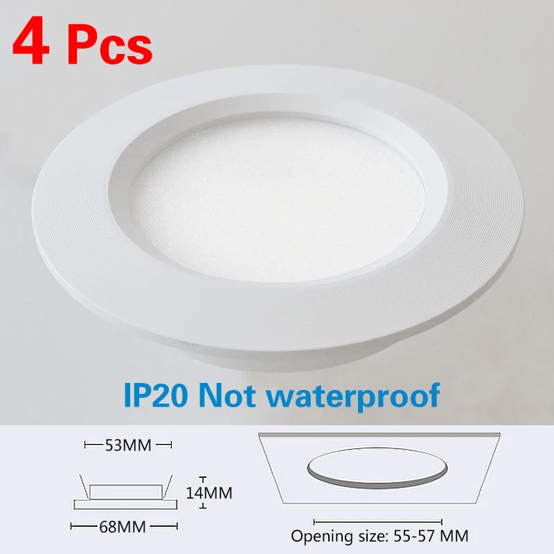 

4 шт. светодиодный потолочный светильник ANMIEPY 12В