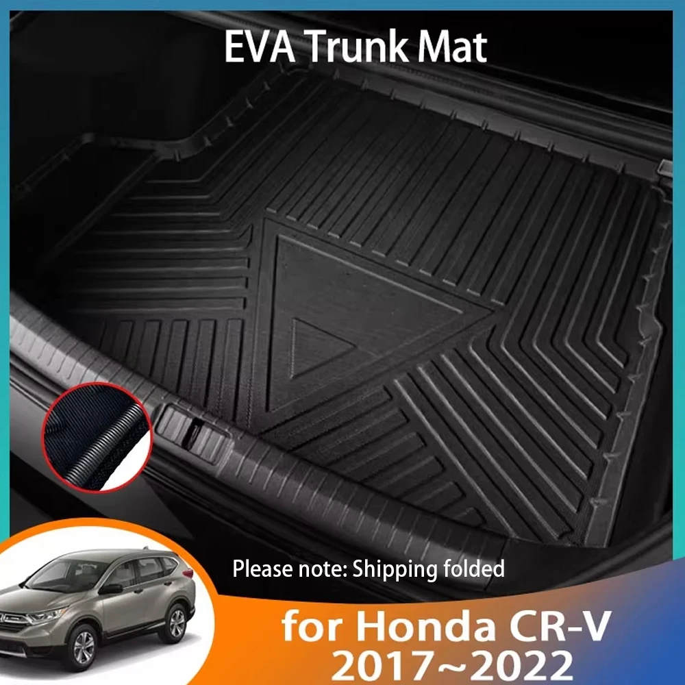

Задний коврик в багажник для Honda CR-V CRV CR V 5-го поколения 2017 ~ 2022 2021, аксессуары, поднос для пола, коврик для багажника, ковер из ЭВА, грязевые коврики, детали