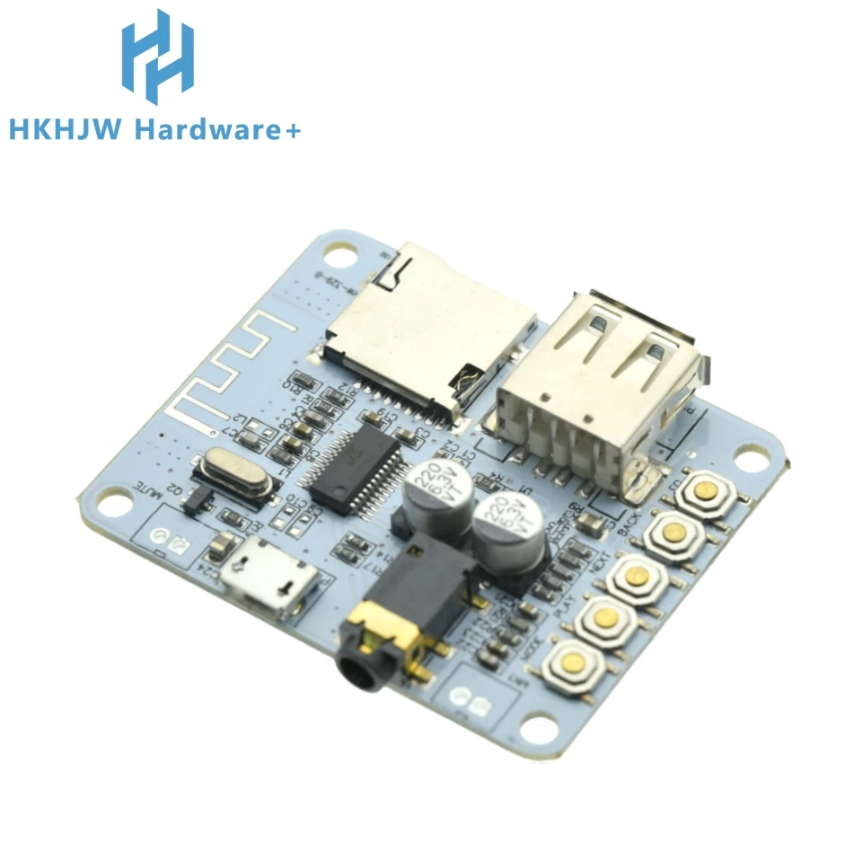 Плата аудиоресивера Bluetooth с USB-разъемом для TF-карты декодирование