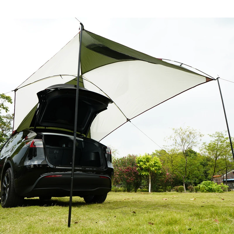

Car accessory tools sunshade SUV side shed outdoor portable camping sunscreen rear tent
