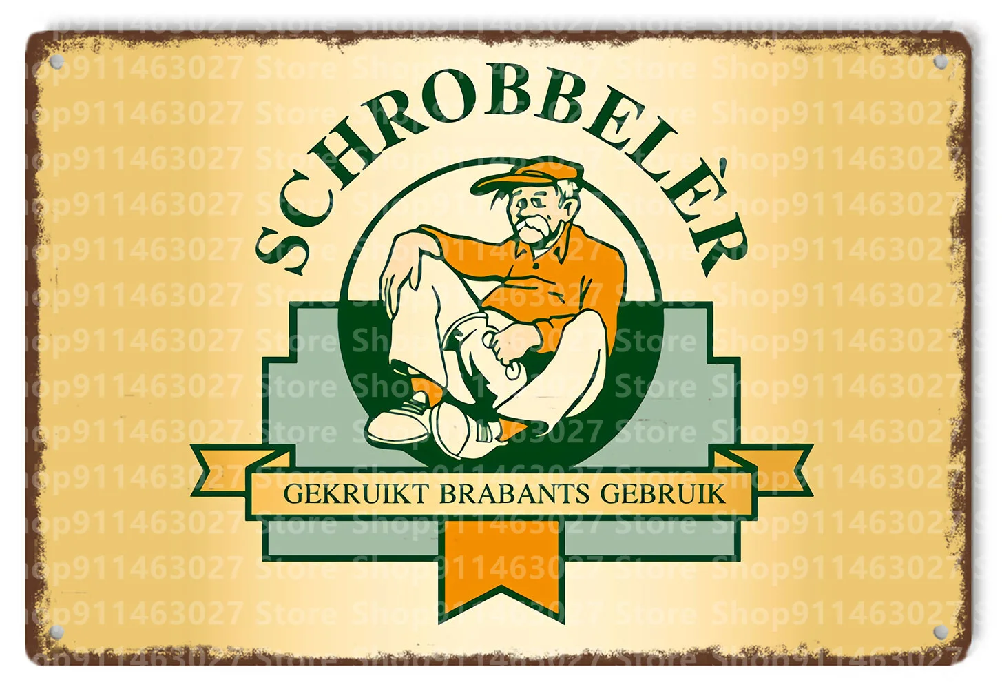 

Schrobbeler Tin Sign Metal Plate For Bar Pub Wall Decor Plaques PUB Bar Wall Art Room Wall Signs