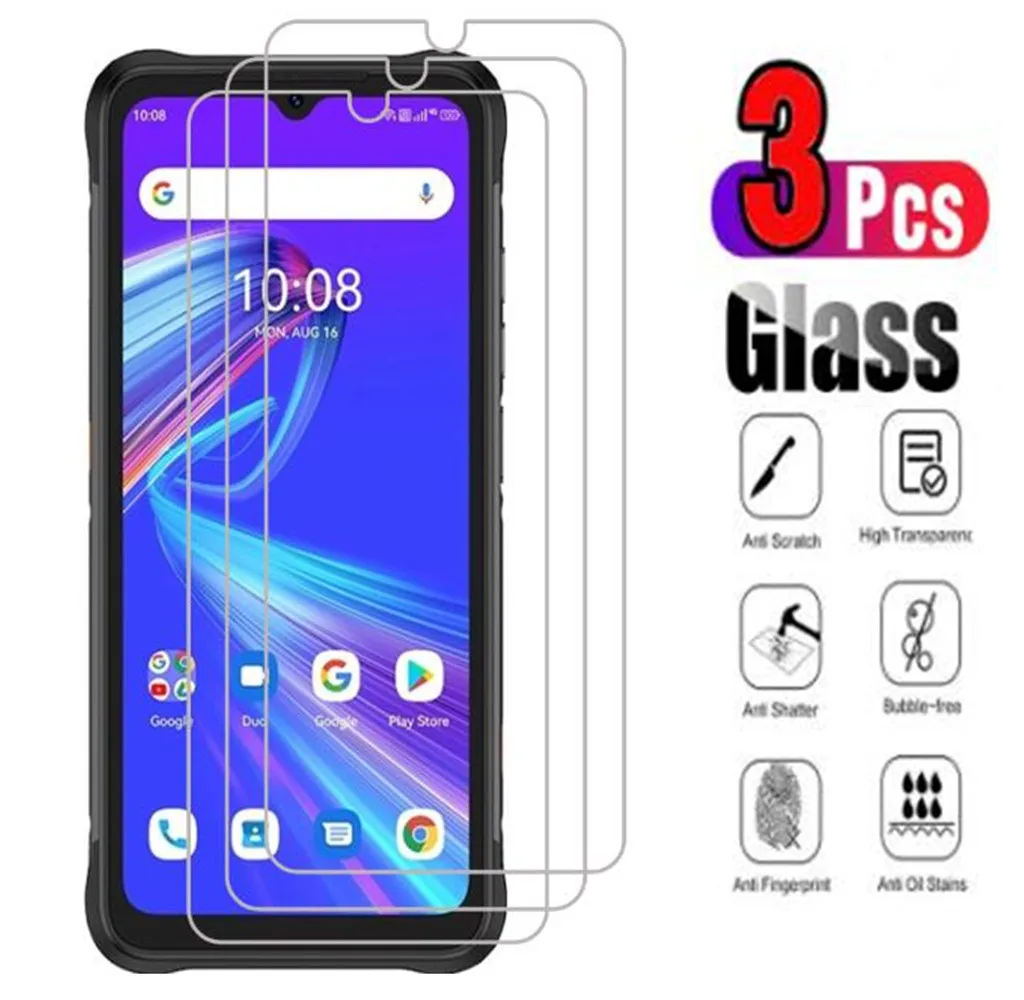 

Закаленное стекло для смартфонов UMIDIGI Bison X10G, Защитная пленка для смартфонов UMIDIGI Bison X10G Nfc, 3 шт.