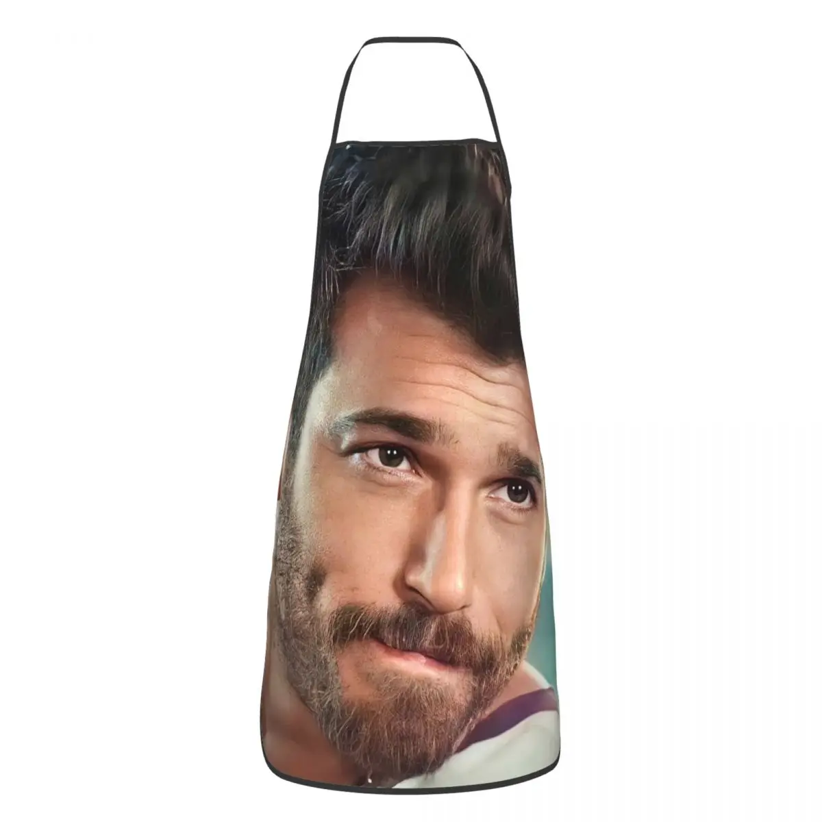 

Can Yaman Cute Polyester Aprons Actor Handsome Boy 52*72cm Kitchen Baking Bib Tablier BBQ Dinner Party Pinafore for Chef Barista