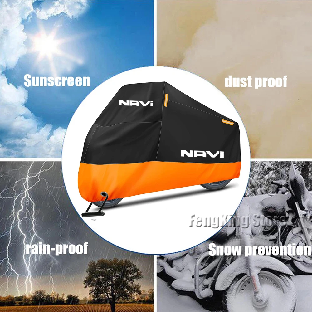 Чехол для мотоцикла водонепроницаемый уличный скутер УФ-защита пылезащитный