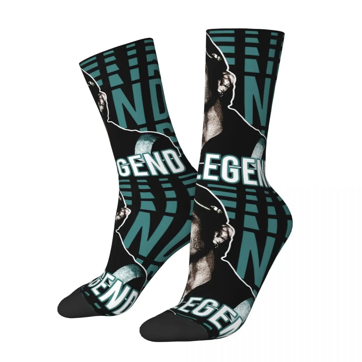 

Hip Hop Vintage The LEGEND1 Crazy Men's Compression Socks Unisex Moto Gp Rossi Street Style Pattern Printed Crew Sock Boys Gift