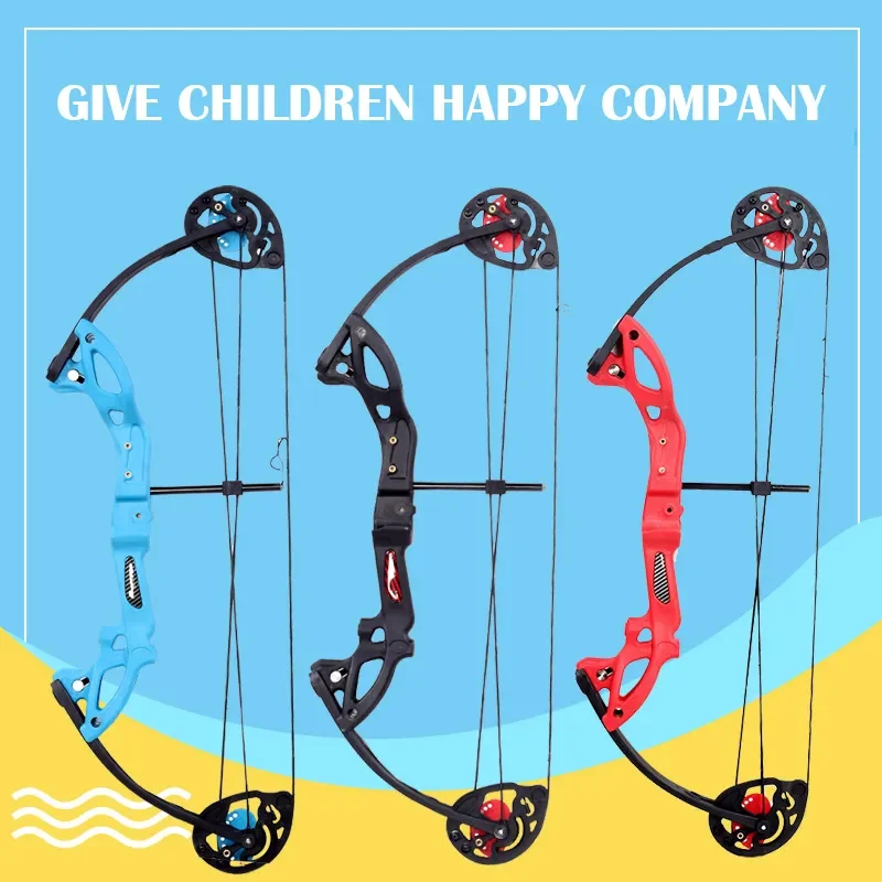 

Children's Toy Bow and Arrow Archery Equipment Shooting Children 16-29 Pounds Hunting Outdoor Composite Pulley Bow and Arrow
