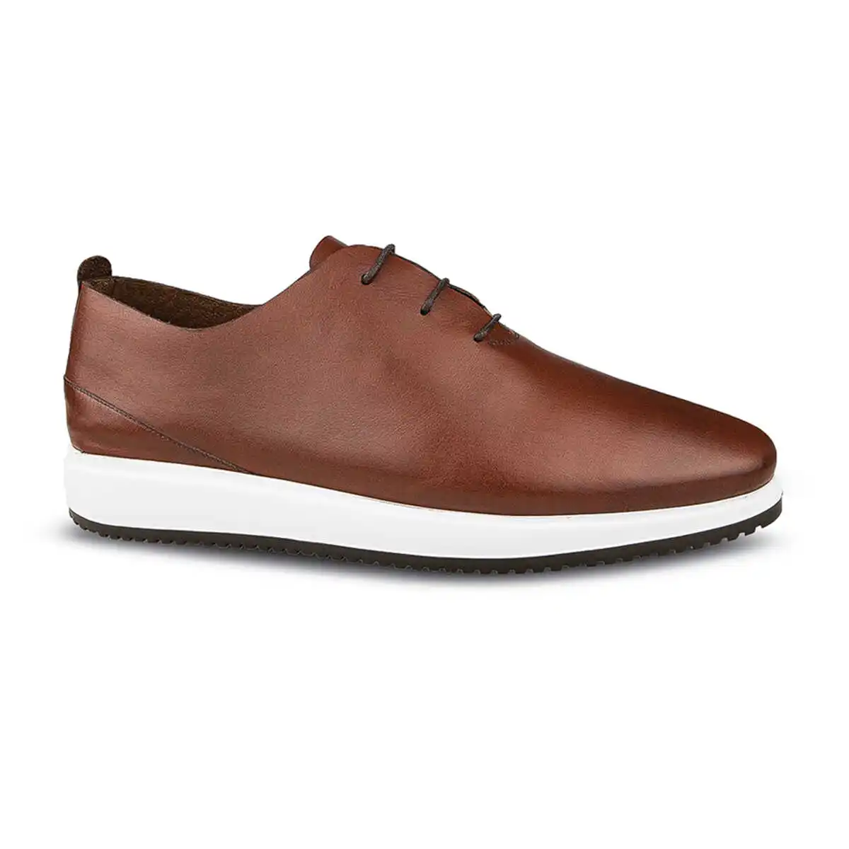 

CEYO 15852Shoes Shoe Men Laced Genuine Leather Brown Black Casual Summer