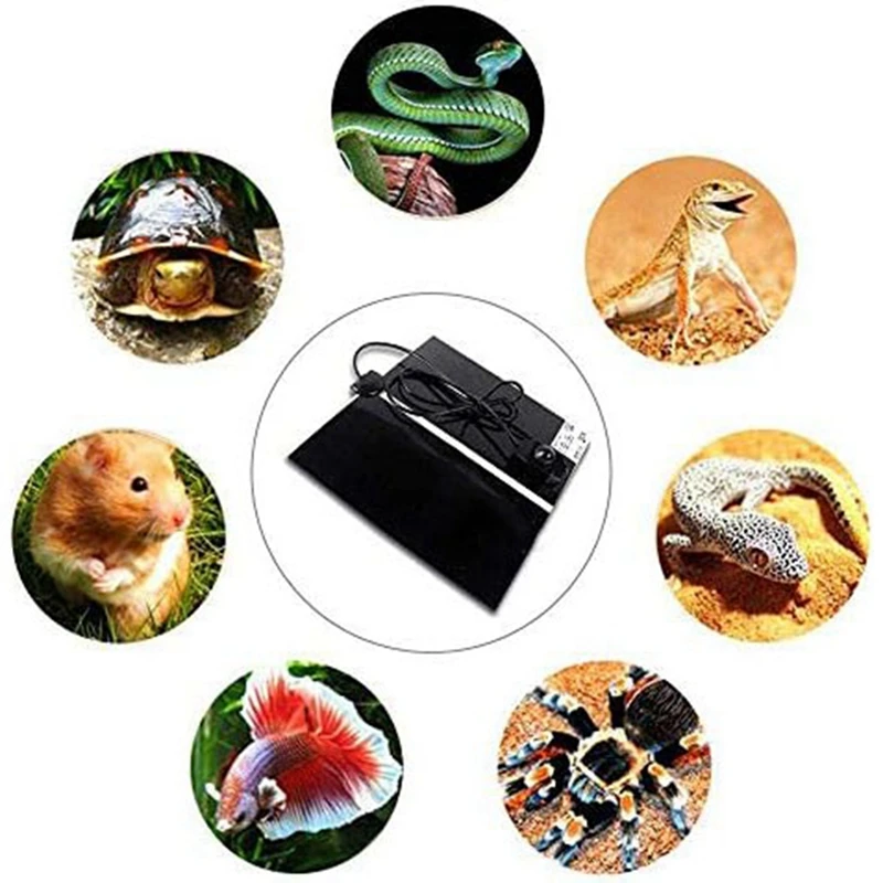 Грелка для рептилий под баком Террариум с контролем температуры черепахи змей