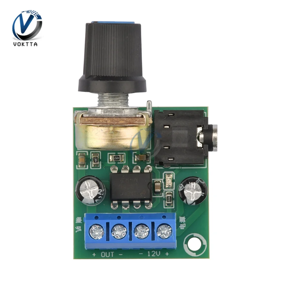 

LM386 10W Audio Amplifier Board Mono Mini Amplifier Board YX1667 DC 3-12V Volume Control Mini AMP Module Adjustable Volume