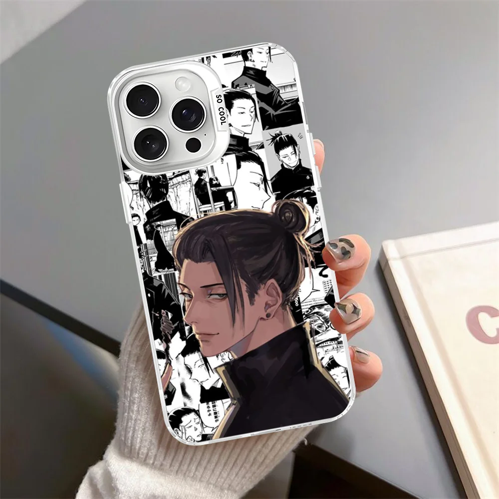 Фото Jujutsus Geto Suguru Phone Case For iPhone 16 15 14 13 12 11 Pro Max X XR XSMAX Matte Shockproof Back Cover №4