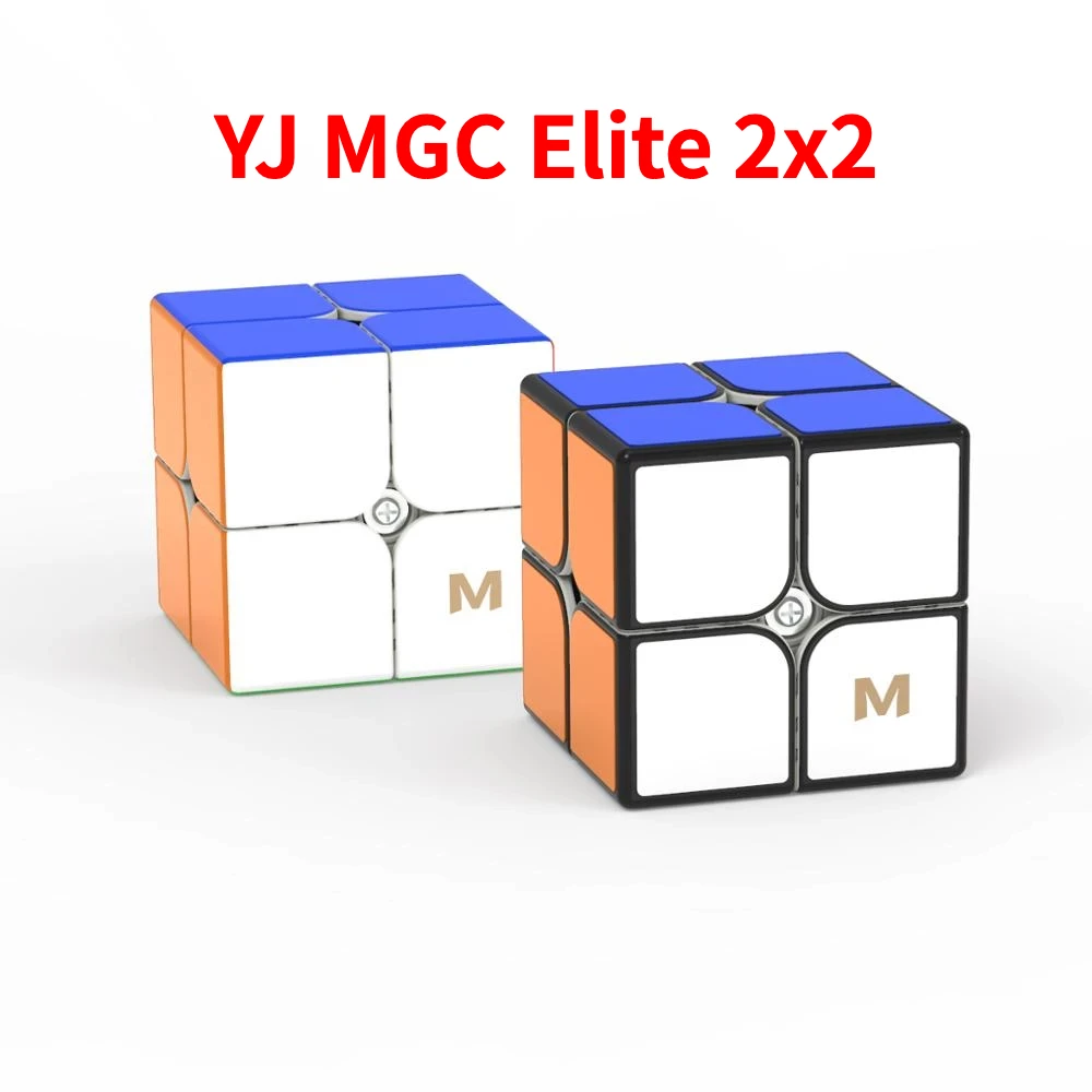 

[Funcube] YJ MGC2 Elite 2x2x2 Magnetic Cube YJ MGC2 Elite M puzzle cubo magic YongJun Professional Speed Cube MGC 2x2 Kids Toys