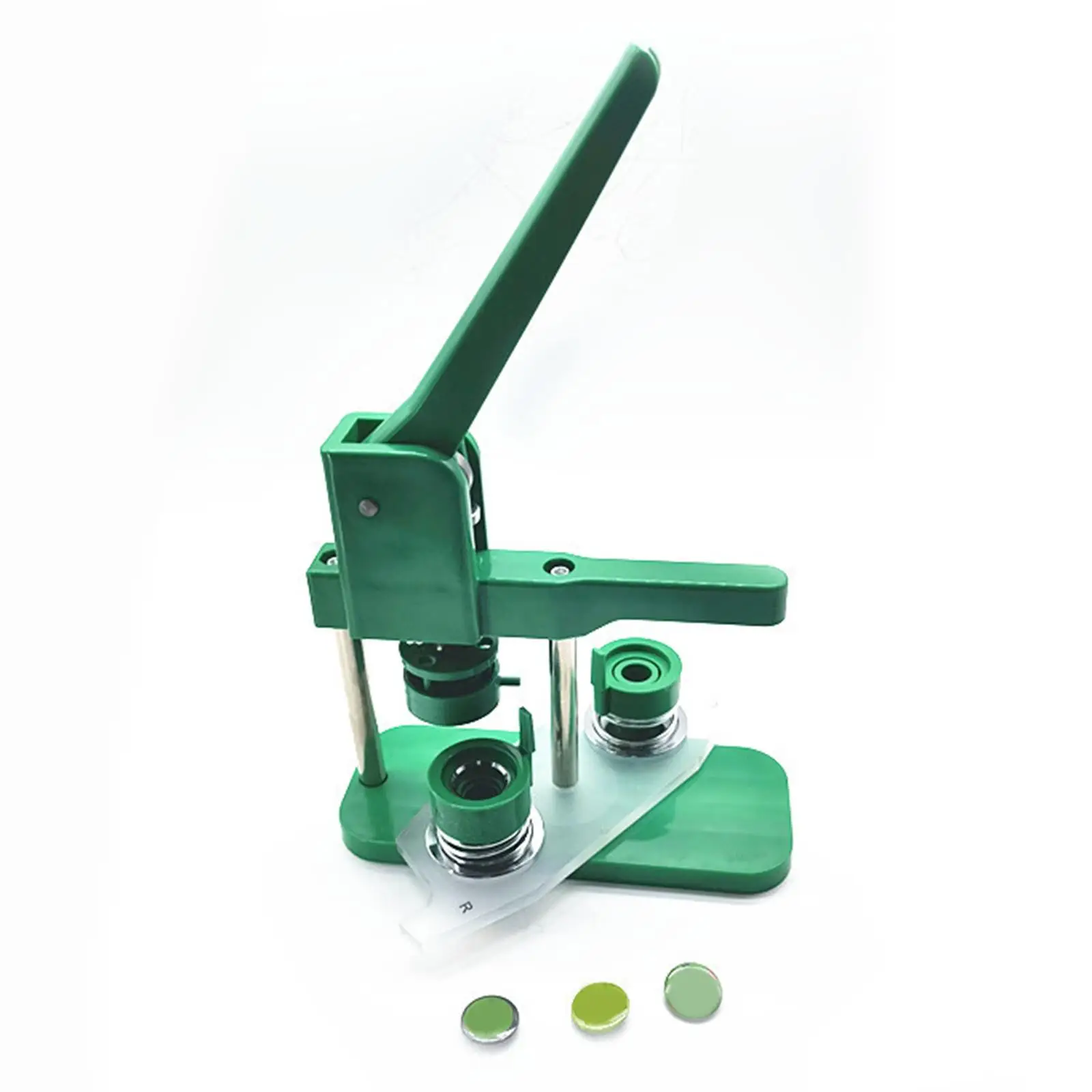 

Portable Button Maker Machine Badge Eyelet Punch Press Tool Pinback