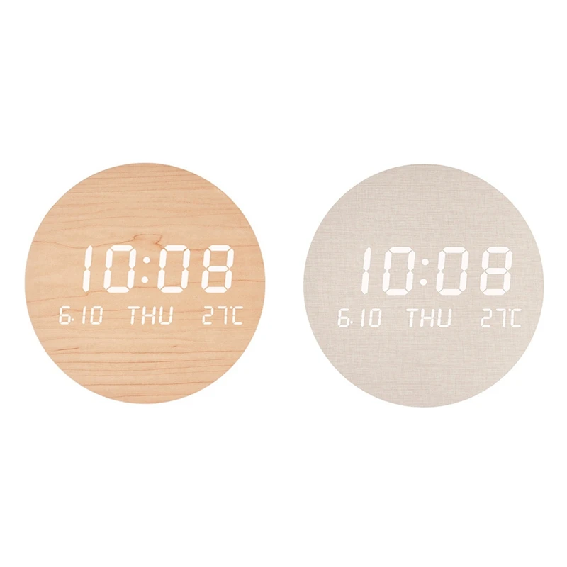 

LED Wall Clock Living Room Home Bedroom Mute Clock Scandinavian Style Fashion Wall Clock Easy To Use B