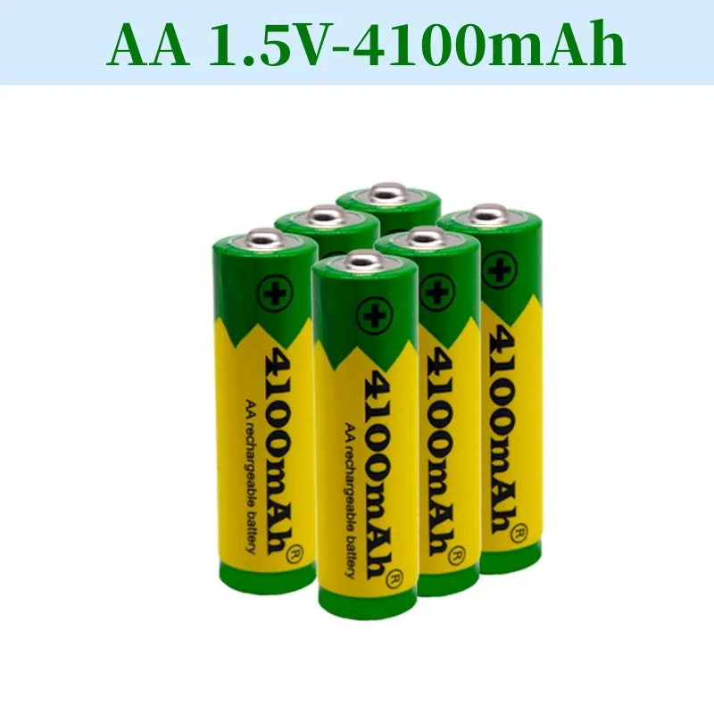 

Brand AA rechargeable battery 4100mah 1.5V New Alkaline Rechargeable batery for led light toy mp3