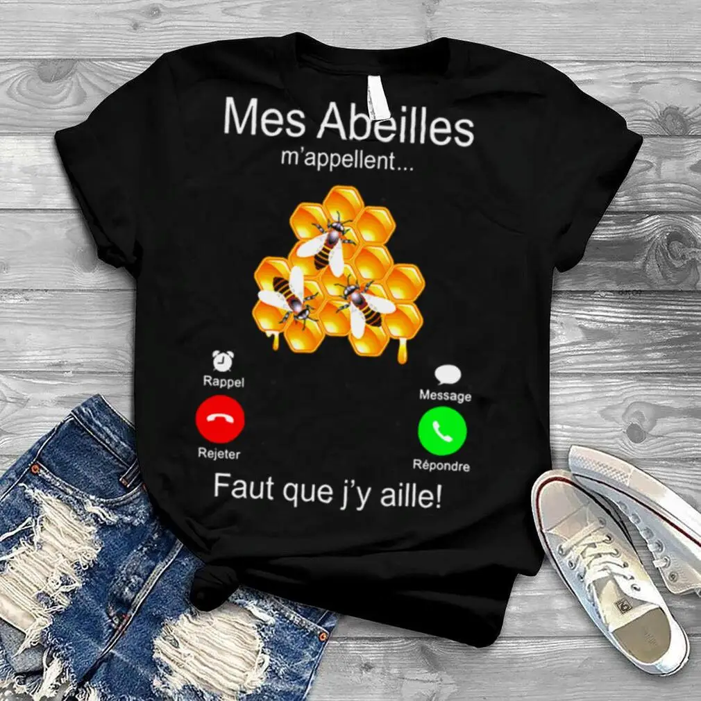 Рубашка с надписью «Mes Abeilles»