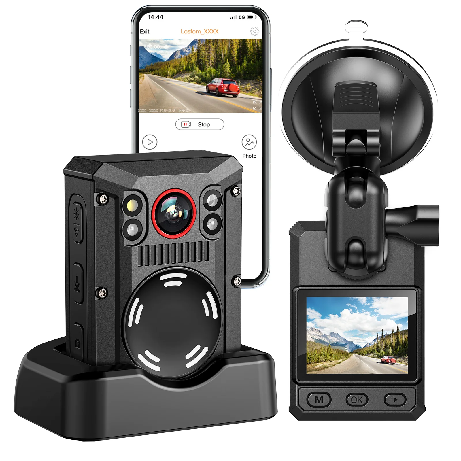

Мини-камера с Wi-Fi, 4K, GPS, 64 ГБ, 3500 мАч