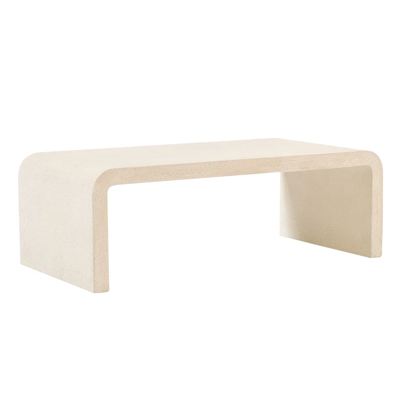 Современный цементный чайный столик из бетонного волокна уличный приставной