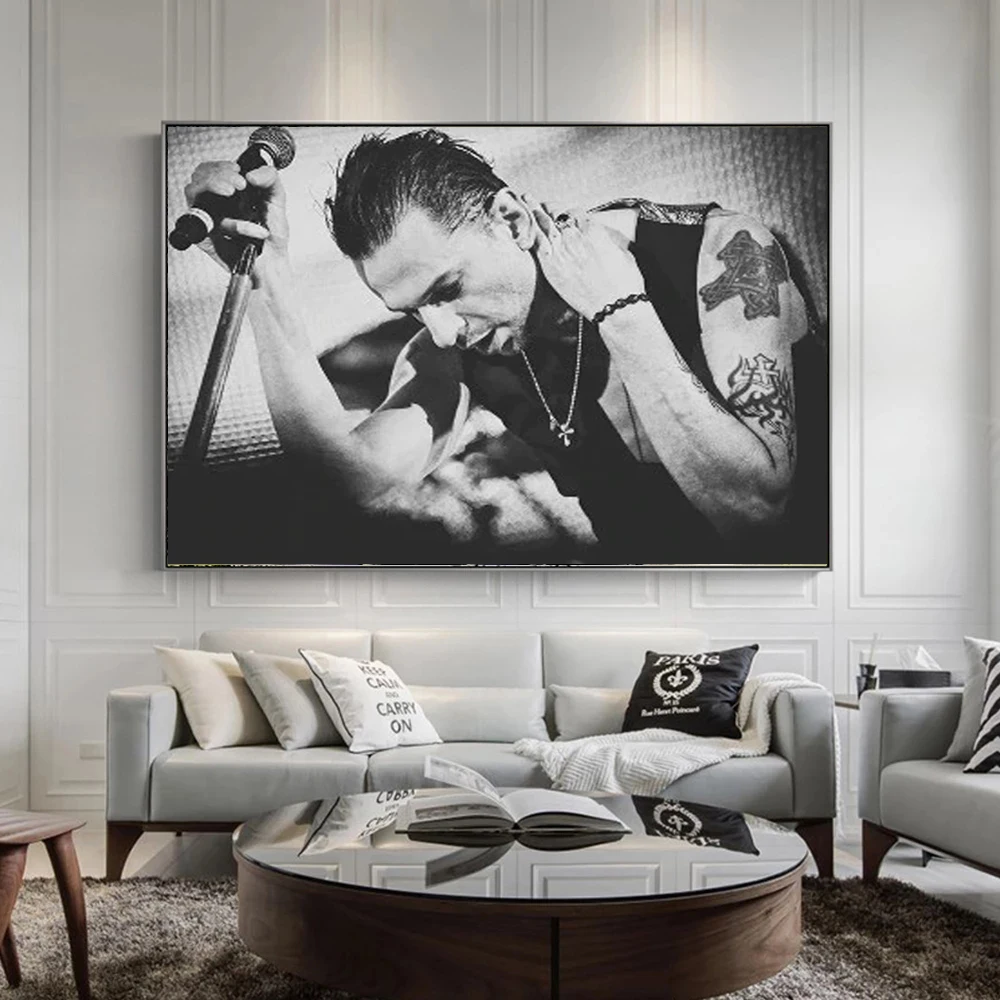

Depeches Mode Poster English Electronic Music Band Canvas Painting Modern Wall Art Prints Picture for Living Room Decoration