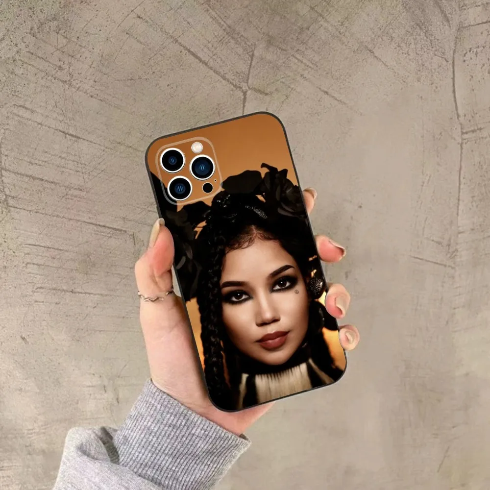 Чехол для телефона Singer J-Jhene A-Aiko iPhone 16 15 14 13 12 11 Plus Pro Max XS X XR SE Mini 8 7 мягкий