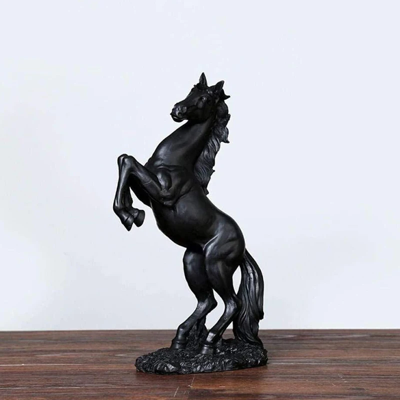 

Художественная Скульптура, украшение летающей лошади в европейском стиле, подарки на новоселье белого цвета