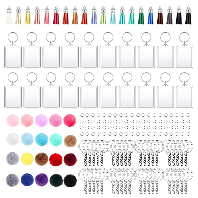 

Брелок пушистые и мягкие помпоны пушистые Помпоны из искусственного меха прозрачные фоторамки «сделай сам» брелки со съемной планкой