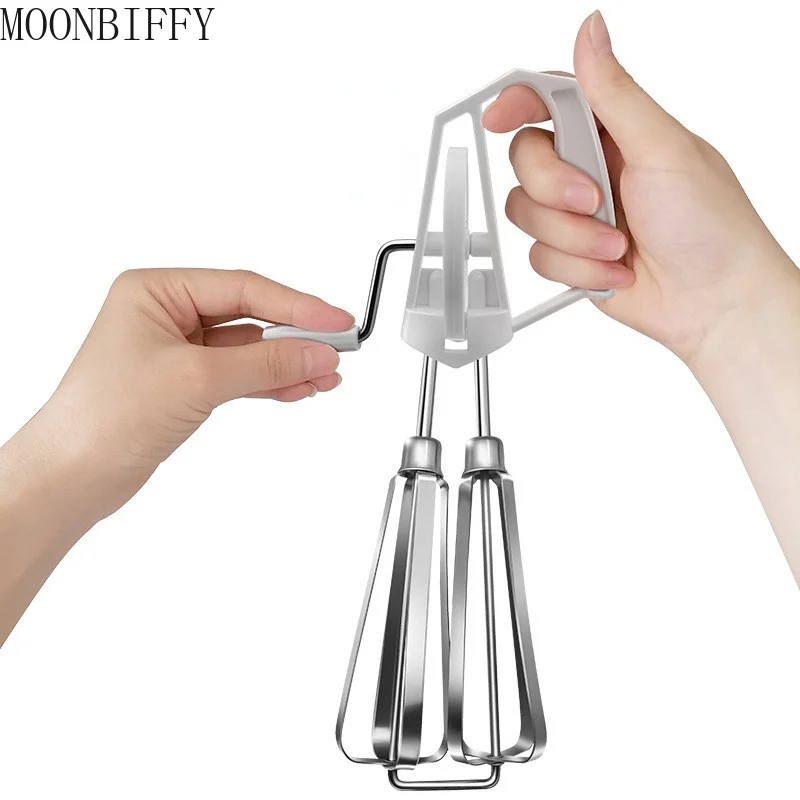 Hand crank egg whisk hand crank egg whisk milk mixer cream butter blender Stiring foam Mixer kitchen utensils