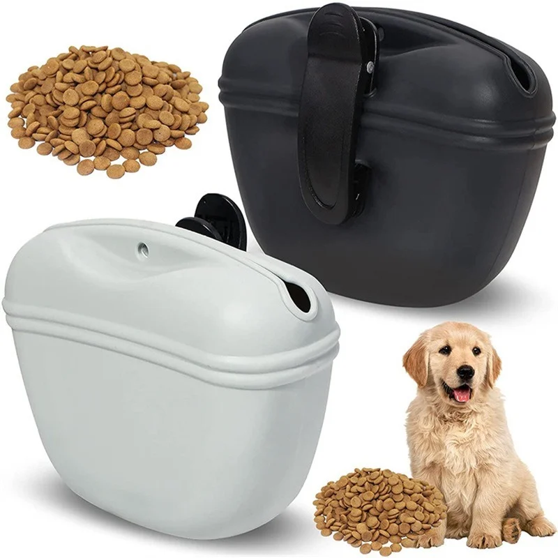 

Silicone Dog Treat Bag Pet Portable Dog Training Waist Bag Outdoor Feeder Puppy Snack Pouch Food Reward Storage Bag Pet Supplies