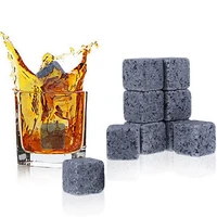 6pcsset whiskey stones sipping ice cube whisky stone rock wine cooler christmas bar accessories