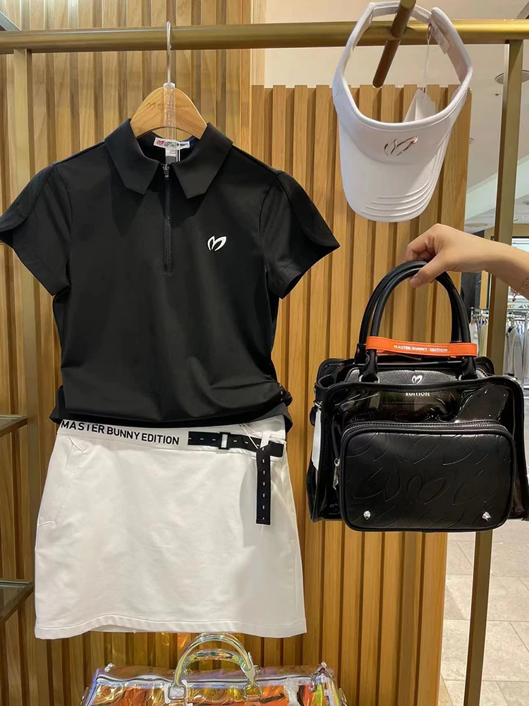 

New Ladies Half Skirts Summer Fashion Sports Anti-glare Belt Hip Skirt Golf Clothing