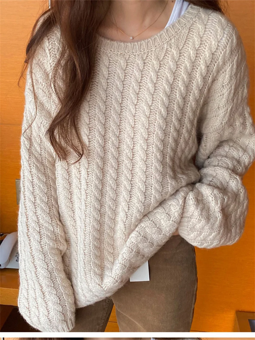 Женский трикотажный свитер в офисном стиле Alien Kitty однотонный Облегающий Свитер