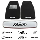1 шт., автомобильные напольные коврики с эмблемой для Ford Smax Bmax Cmax KA S Edge ESCAPE Fiesta Figo Flex Fusion KA Kuga Taurus Wolf