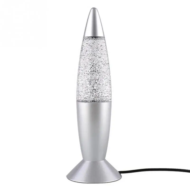 

3D Glitter Discoloration Lava Lamp Classic Lava Lamp Peaceful Relaxation Lamp USB Interface Computer