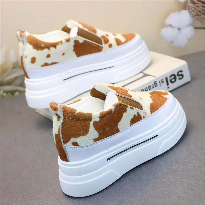 

2023 Spring Low-top Sneaker Women Shoes Thick-soled Candy Color Flats Female Causal Shoes Lady Platform Sneakers Dropshippin