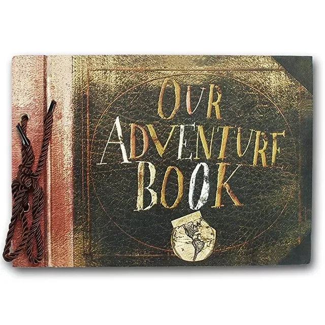 

NEW IN Vintage Kraft Black Paper Sheets Card Our Adventure Book Travel Album Handmade DIY Photo foto Scrapbook Photo Album