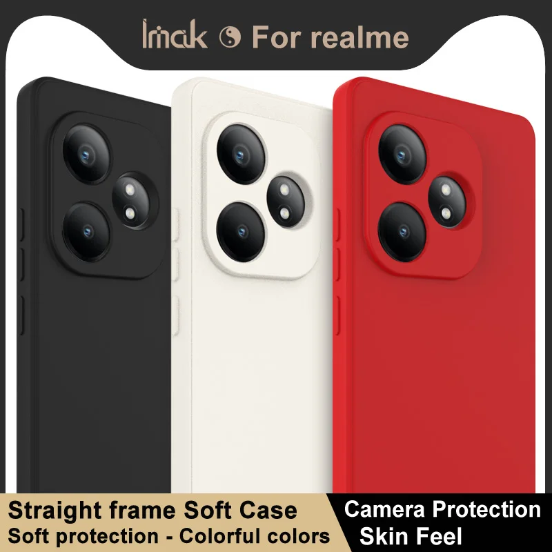 Для Realme GT 6 5G IIMAK чехол Series прямая рамка мягкая фоторамка для 6T Neo SE UC-4 Обложка