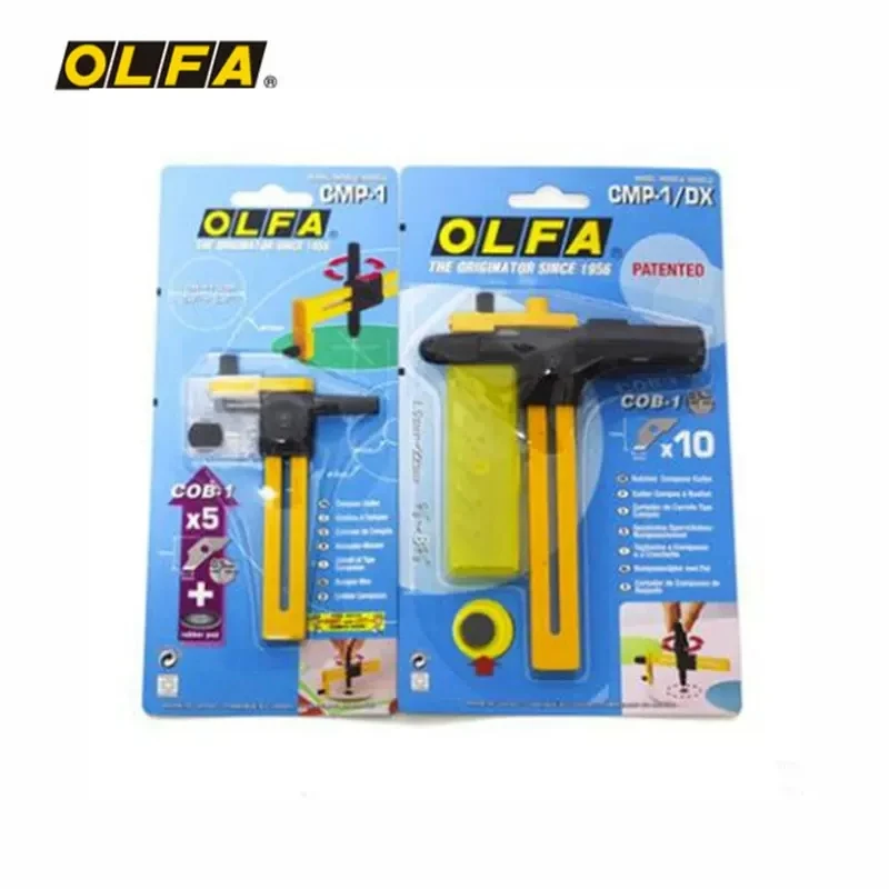Olfa Rotary Circular Cutting Knife CMP-1/Dx with Compass 1-22cm Cutting Utility Circular Cutting Knife Thin Paper Cutting