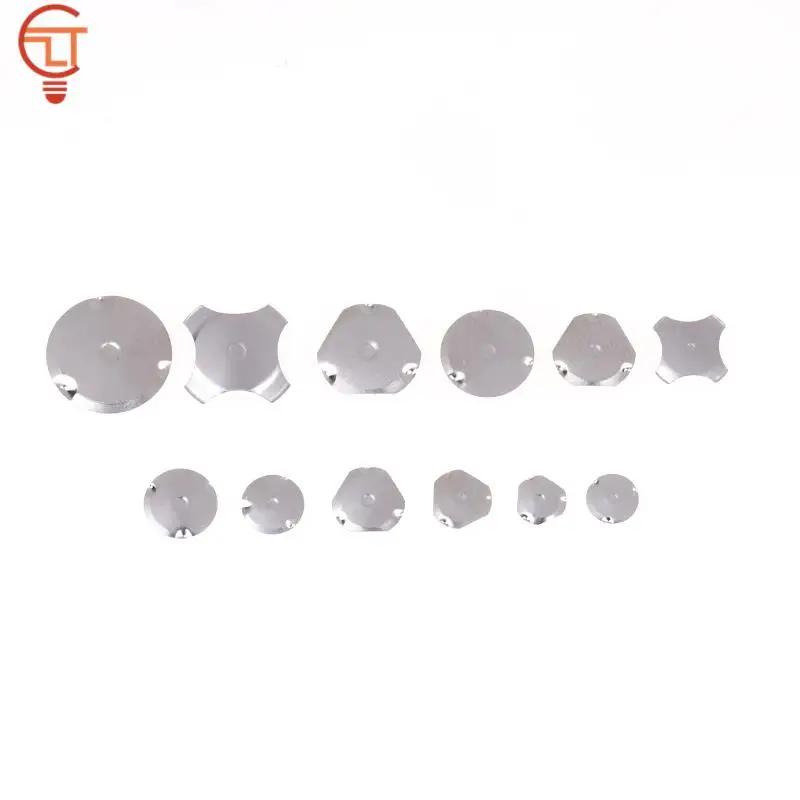 

100Pcs Round/Triangle 0.8 Feet Metal Dome With Feet Triangle Reset Touch Switch Micro Motion Membrane Switch Accessory Wholesale